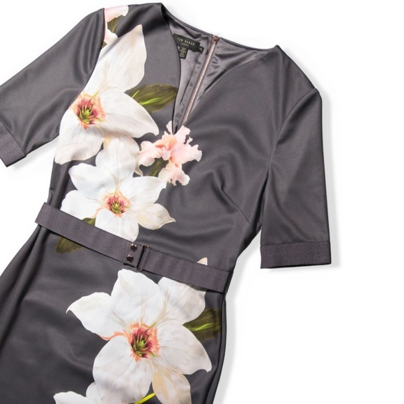 🍒NWOT🍒 TED BAKER BISSLEE CHATSWORTH BODYCON - Picture 7 of 8